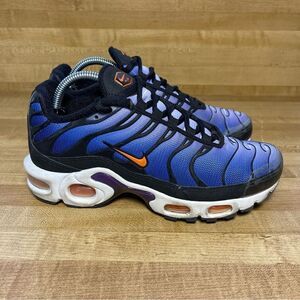 Nike Air Max Plus Tn OG Black Purple Total Orange Mens Size 4.5  Womens 6 Shoes